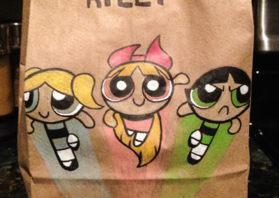 Lunchbag Art - Powerpuff Girls