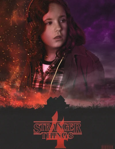 Riley Season 4 Poster Stranger Things Composite