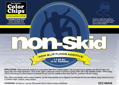 Nonskid Product Label