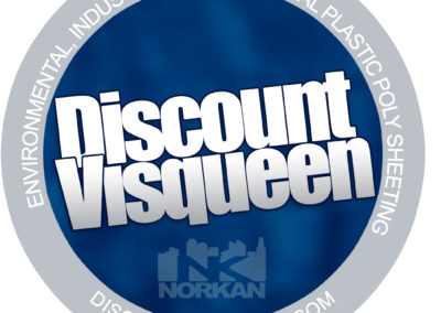 Discount Visqueen Logo - Circle Sticker