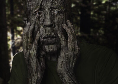 Tree Man Photo Manipulation Composite