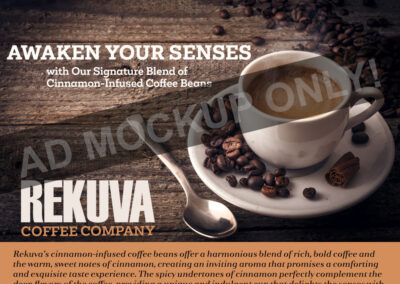 Rekuva Coffee - Ad Mockup